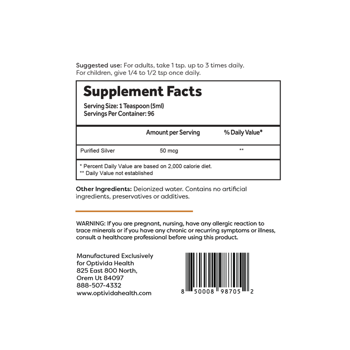 Silver Liquid - 32 oz. - 10ppm