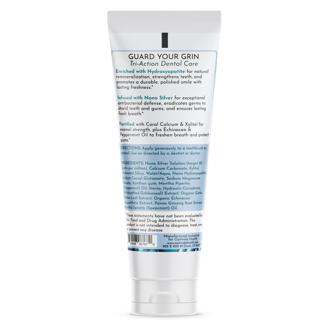 Silver Whitening Toothpaste 4oz