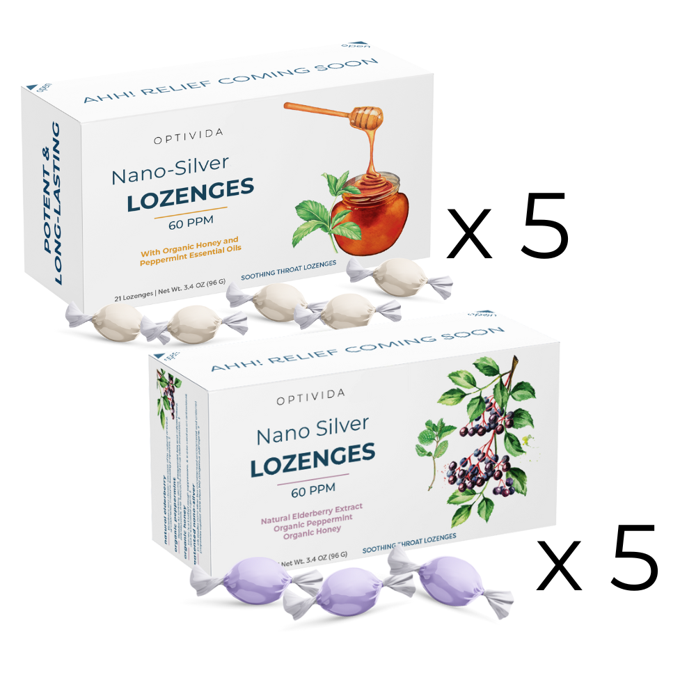 Elderberry + Lemon Honey Lozenges - 10 Pack