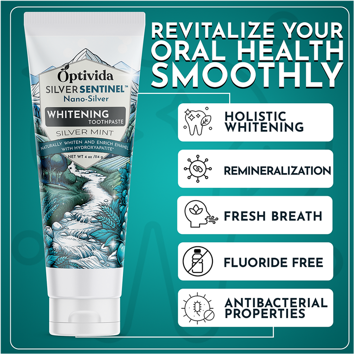 Silver Whitening Toothpaste 4oz