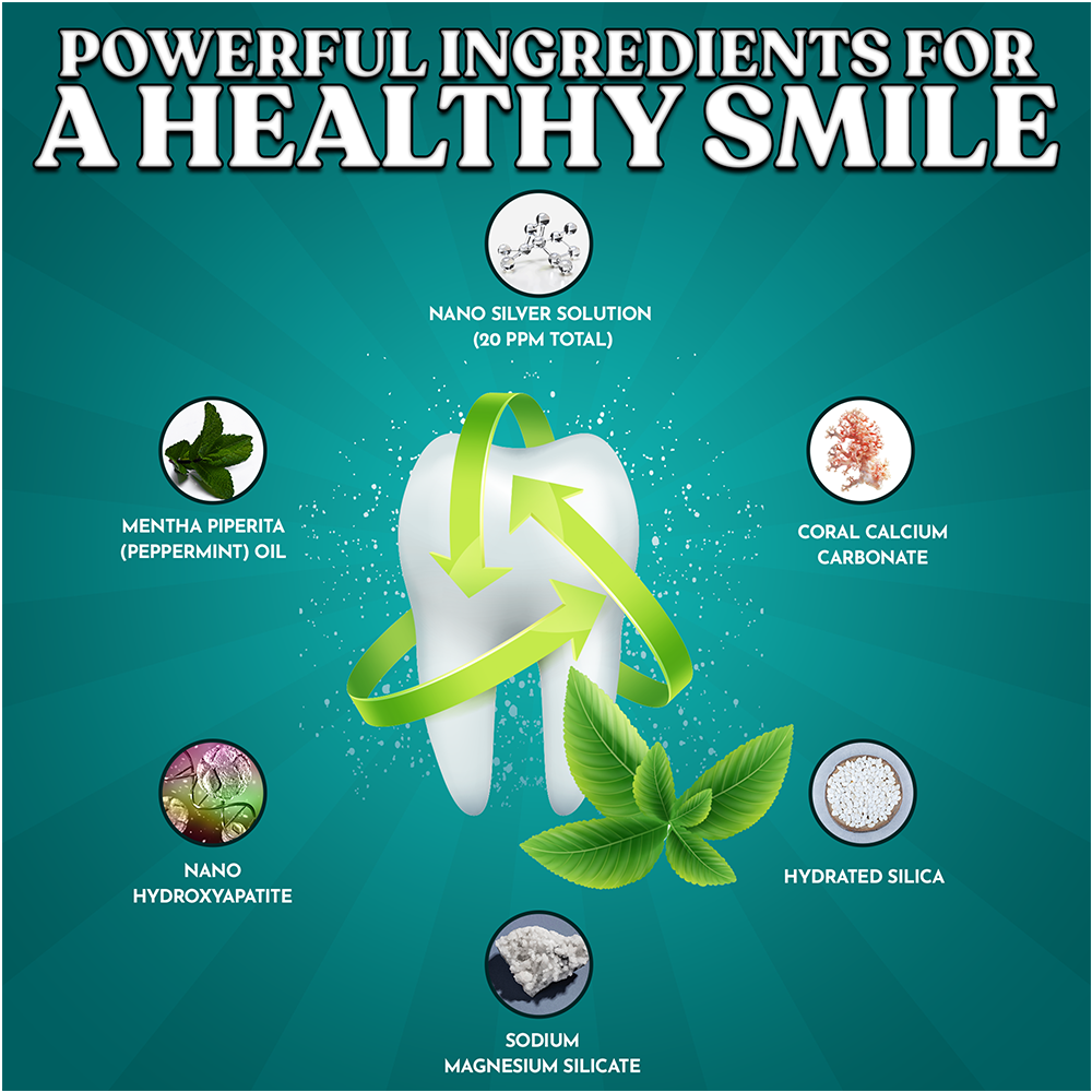 Silver Whitening Toothpaste 4oz
