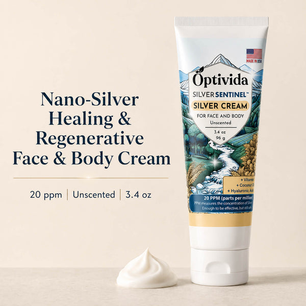 Nano-Silver Healing & Regenerative Face & Body Cream