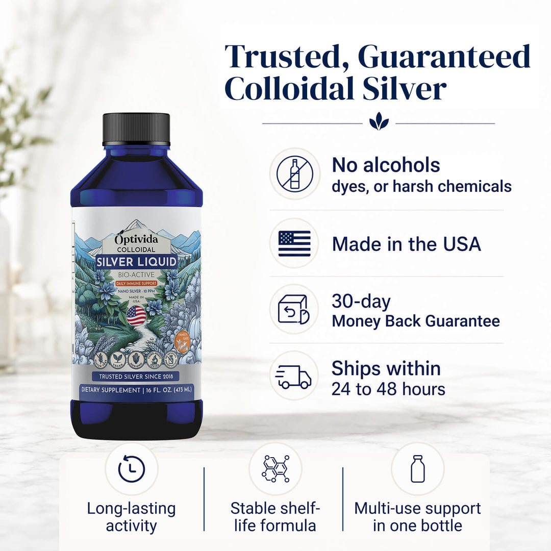 Silver Liquid 16 oz- 10ppm