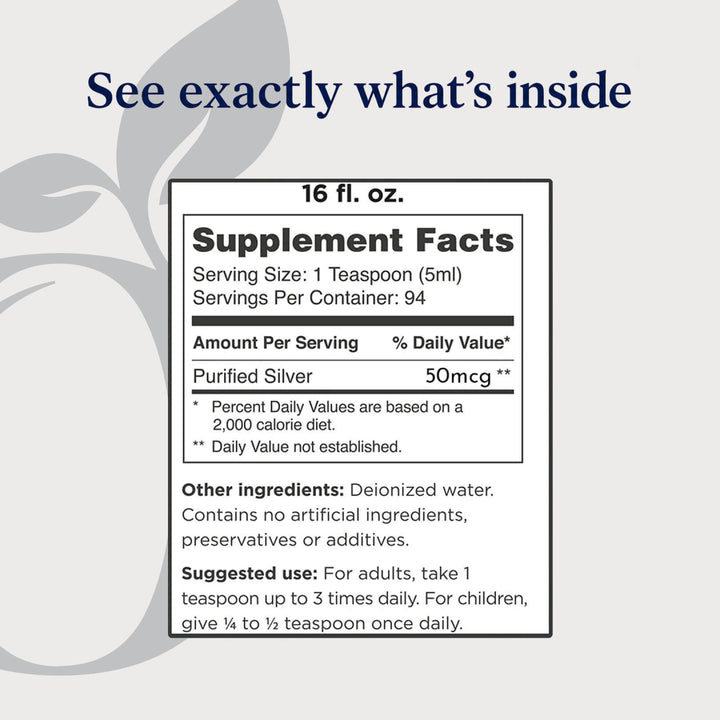 Silver Liquid 16 oz- 10ppm
