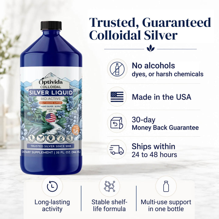 Silver Liquid - 32 oz. - 10ppm