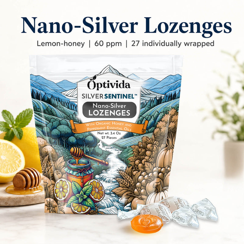 Silver Lozenges - Lemon-honey - 27 Pieces