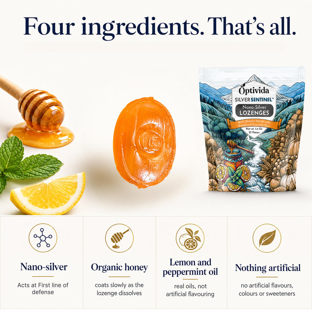 Silver Lozenges - Lemon-honey - 27 Pieces