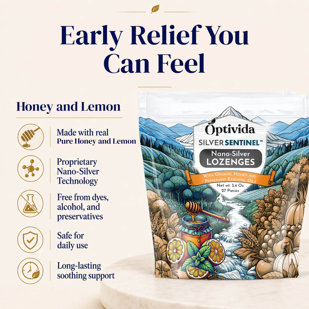 Silver Lozenges - Lemon-honey - 27 Pieces
