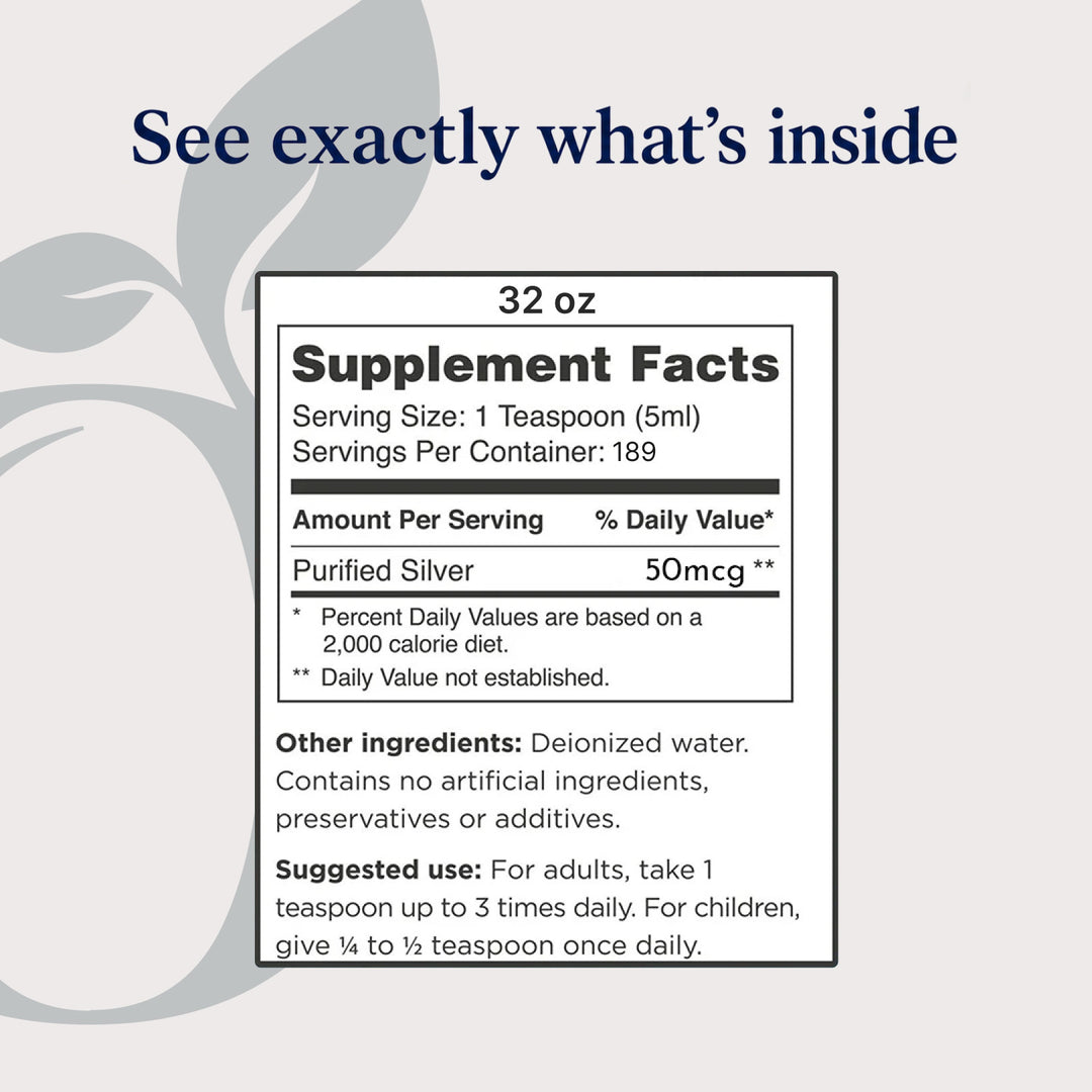 Silver Liquid - 32 oz. - 10ppm
