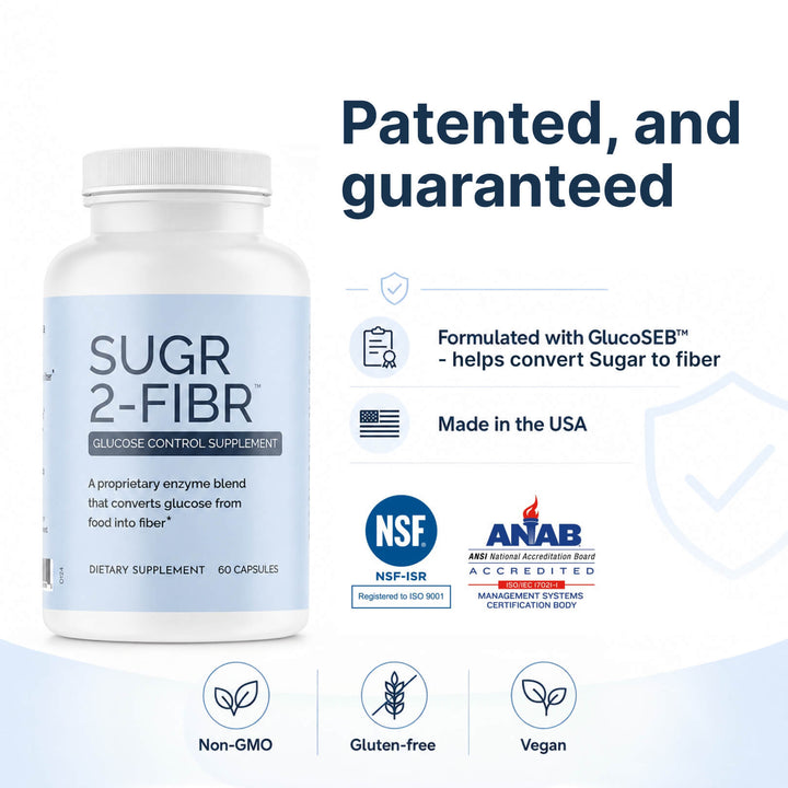 SugR-2-Fibr - 500mg caps - 60 capsules