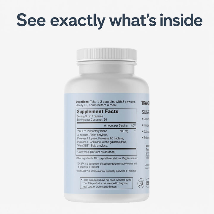 SugR-2-Fibr - 500mg caps - 60 capsules