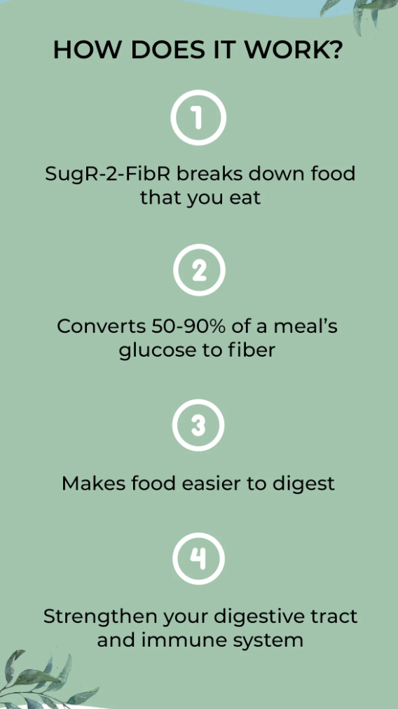 SugR-2-Fibr - 500mg caps - 60 capsules