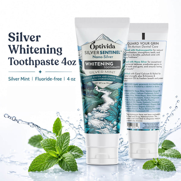 Silver Whitening Toothpaste 4oz