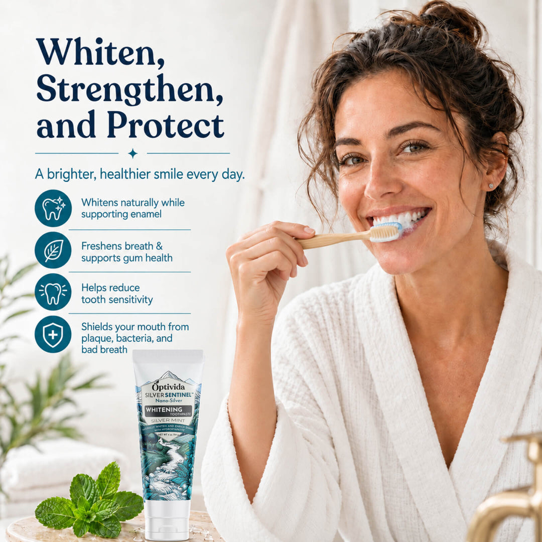 Silver Whitening Toothpaste 4oz