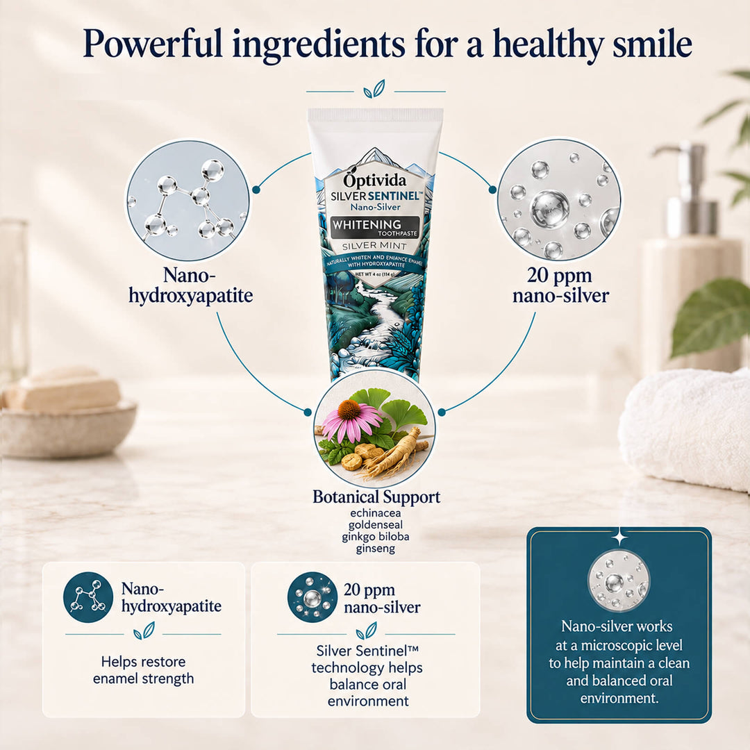 Silver Whitening Toothpaste 4oz
