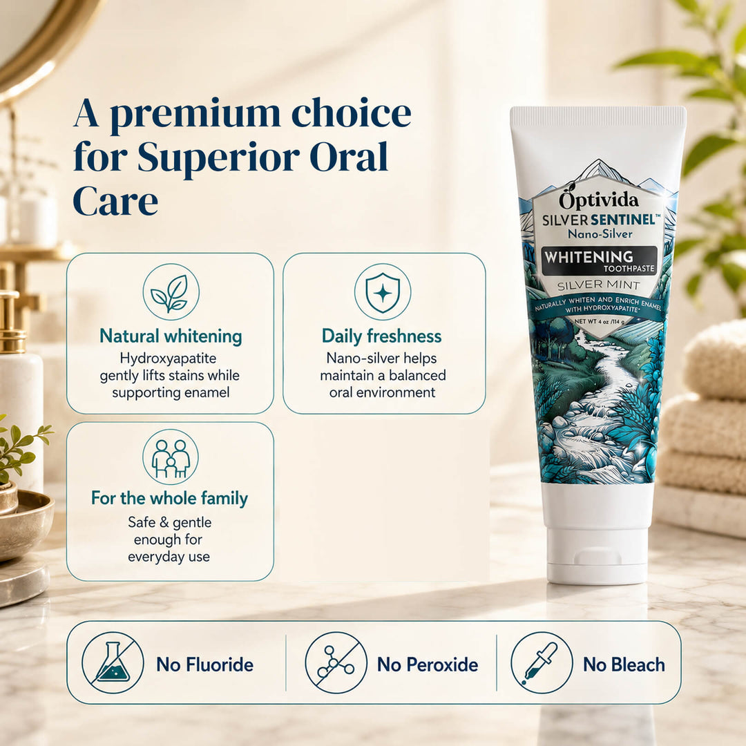 Silver Whitening Toothpaste 4oz