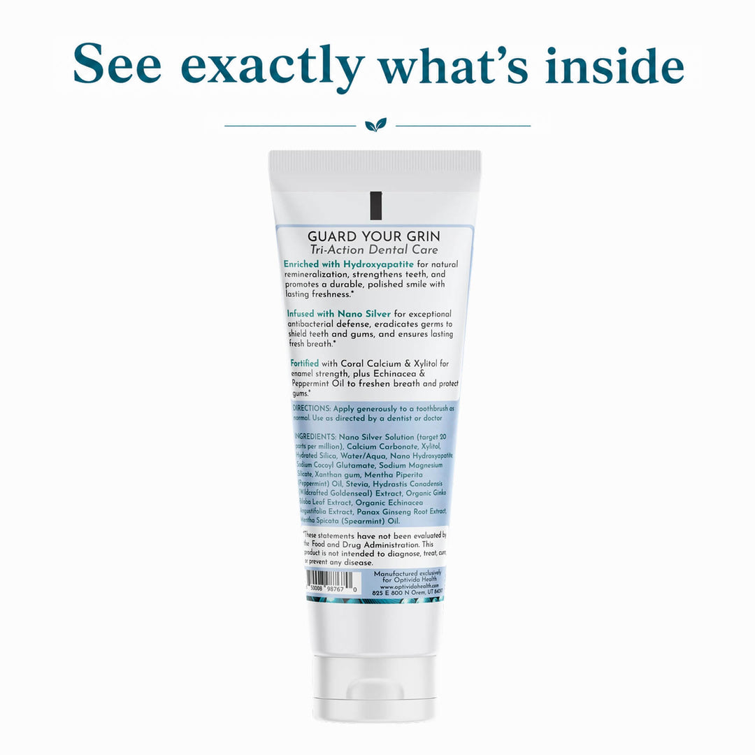 Silver Whitening Toothpaste 4oz