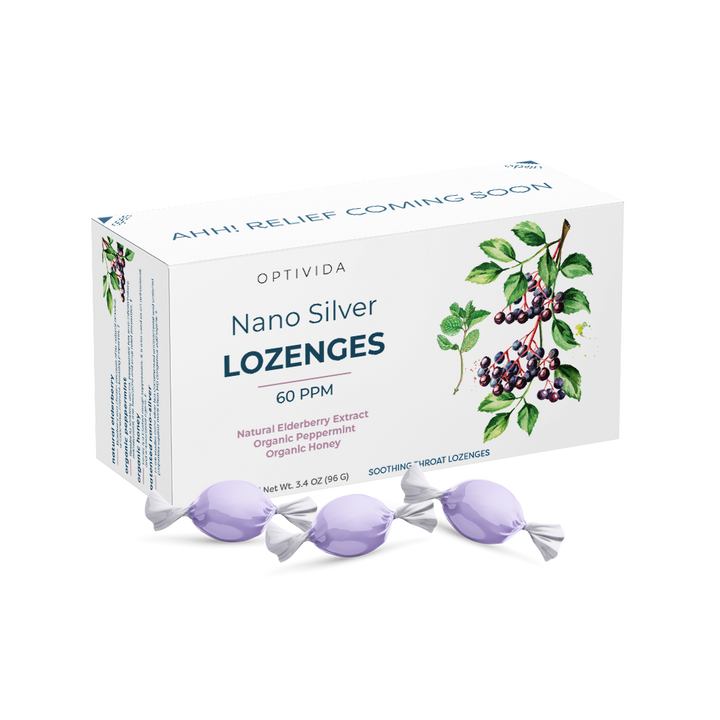 Silver Lozenges - Elderberry/Mint - 21 Pieces